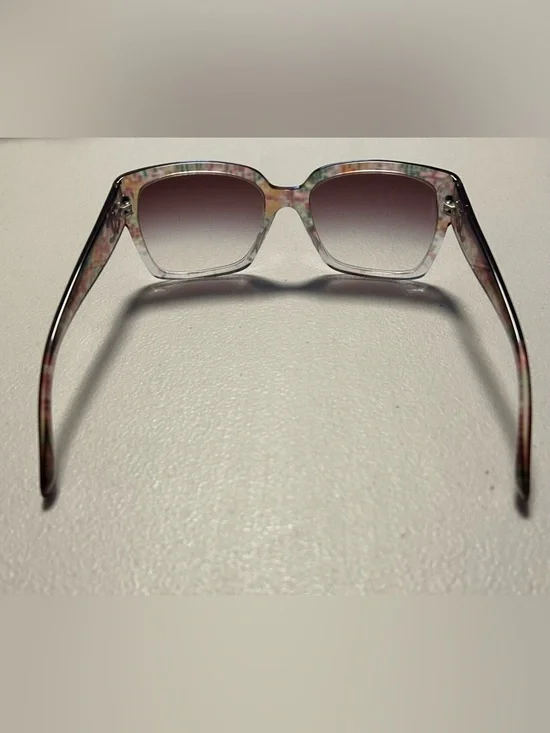 Chanel Women's Multicolor Frame Sunglasses - Pink/purple Lenses - Picture 4 of 11